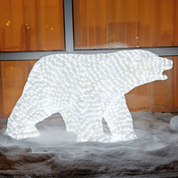 3D LED lední medvěd