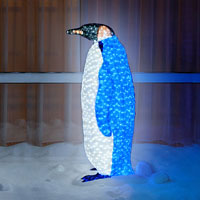 3D LED tučňák